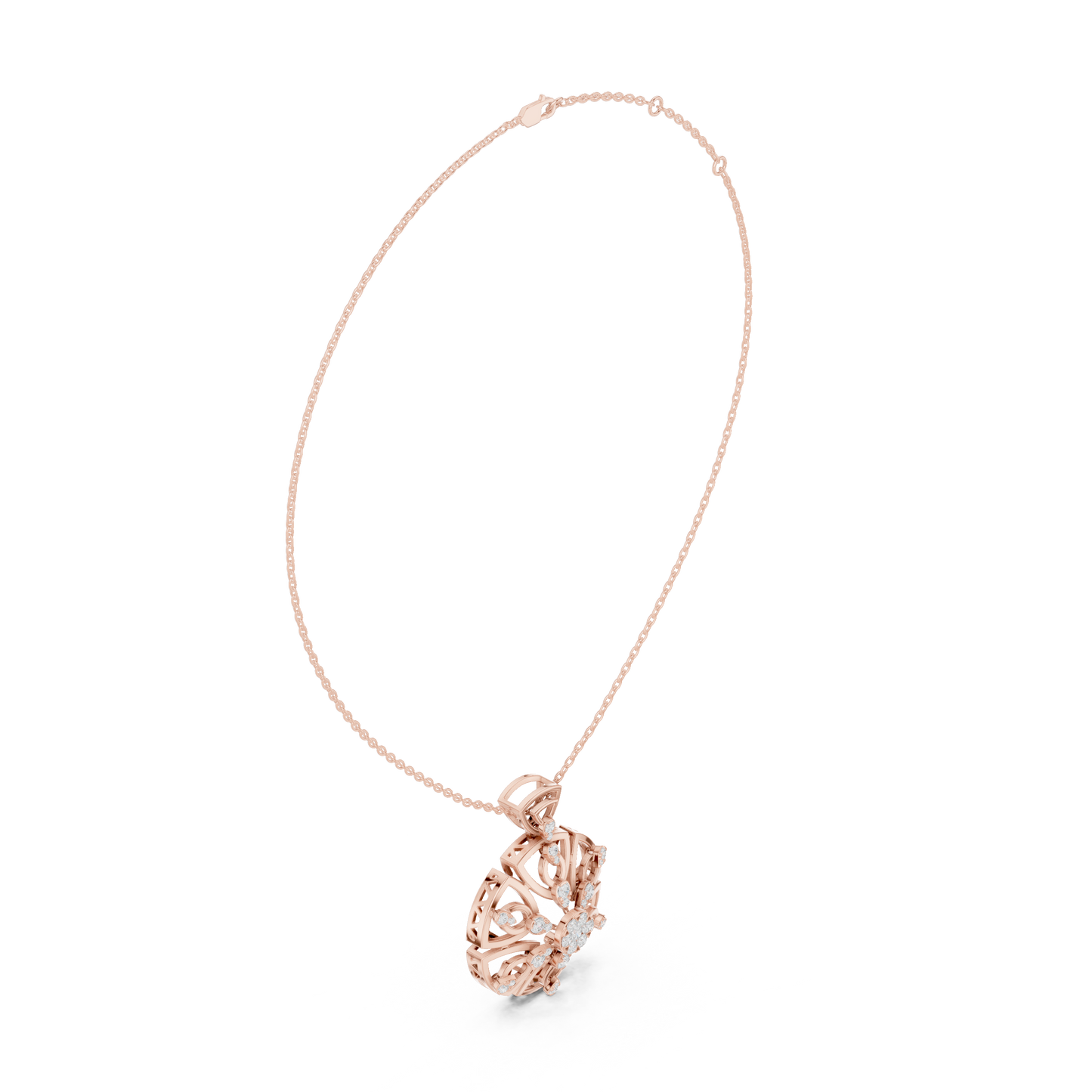 Heavenly Petal Radiance | Mandala Diamond Pendant | Luxury Gold Necklace Timeless Art