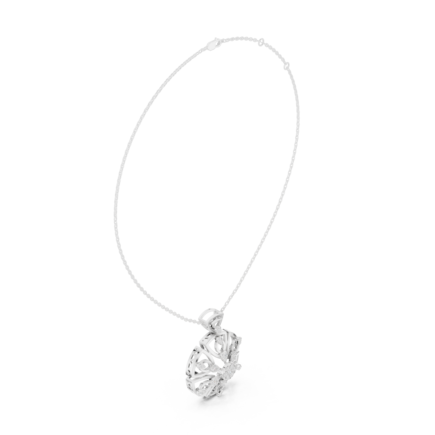 Heavenly Petal Radiance | Mandala Diamond Pendant | Luxury Gold Necklace Timeless Art