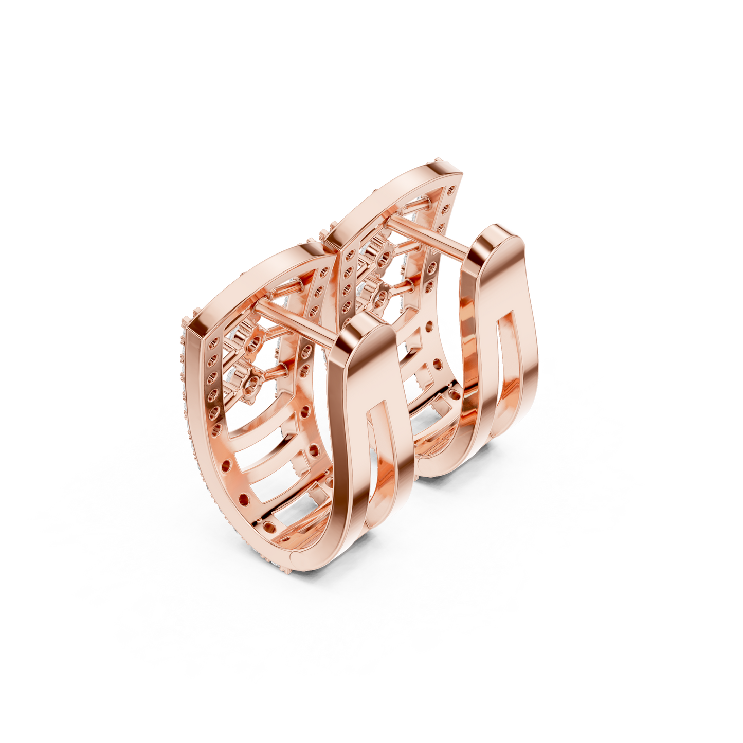 Opal crest Wing Diamond Stride | Celestial Bar Radiant Flow | Crafted To Define Future Elegance