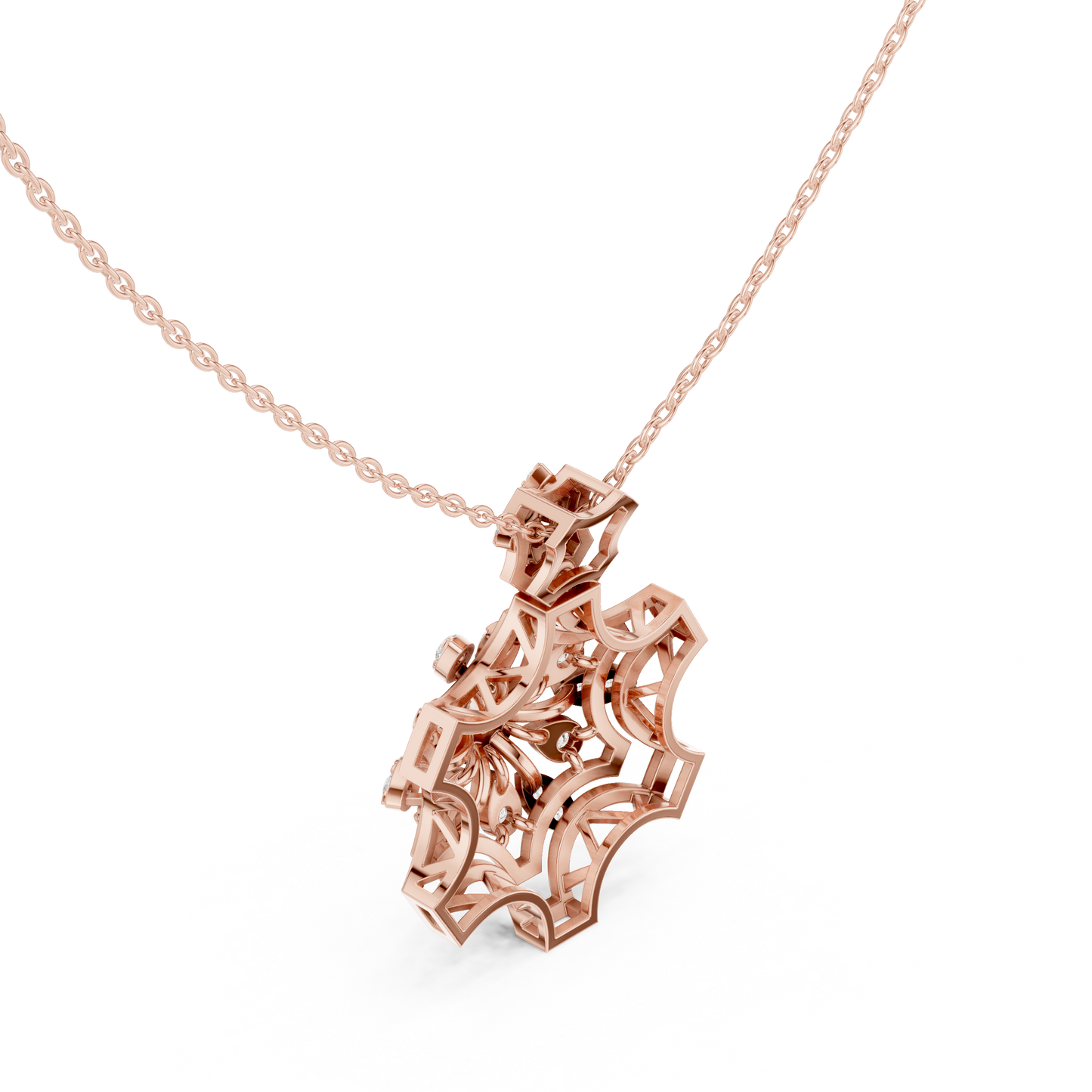 Ornate Diamond Mandala Pendant | Luxury Statement Necklace Piece | Crafted To Command Pure Attention