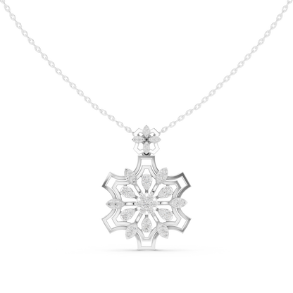 Ornate Diamond Mandala Pendant | Luxury Statement Necklace Piece | Crafted To Command Pure Attention