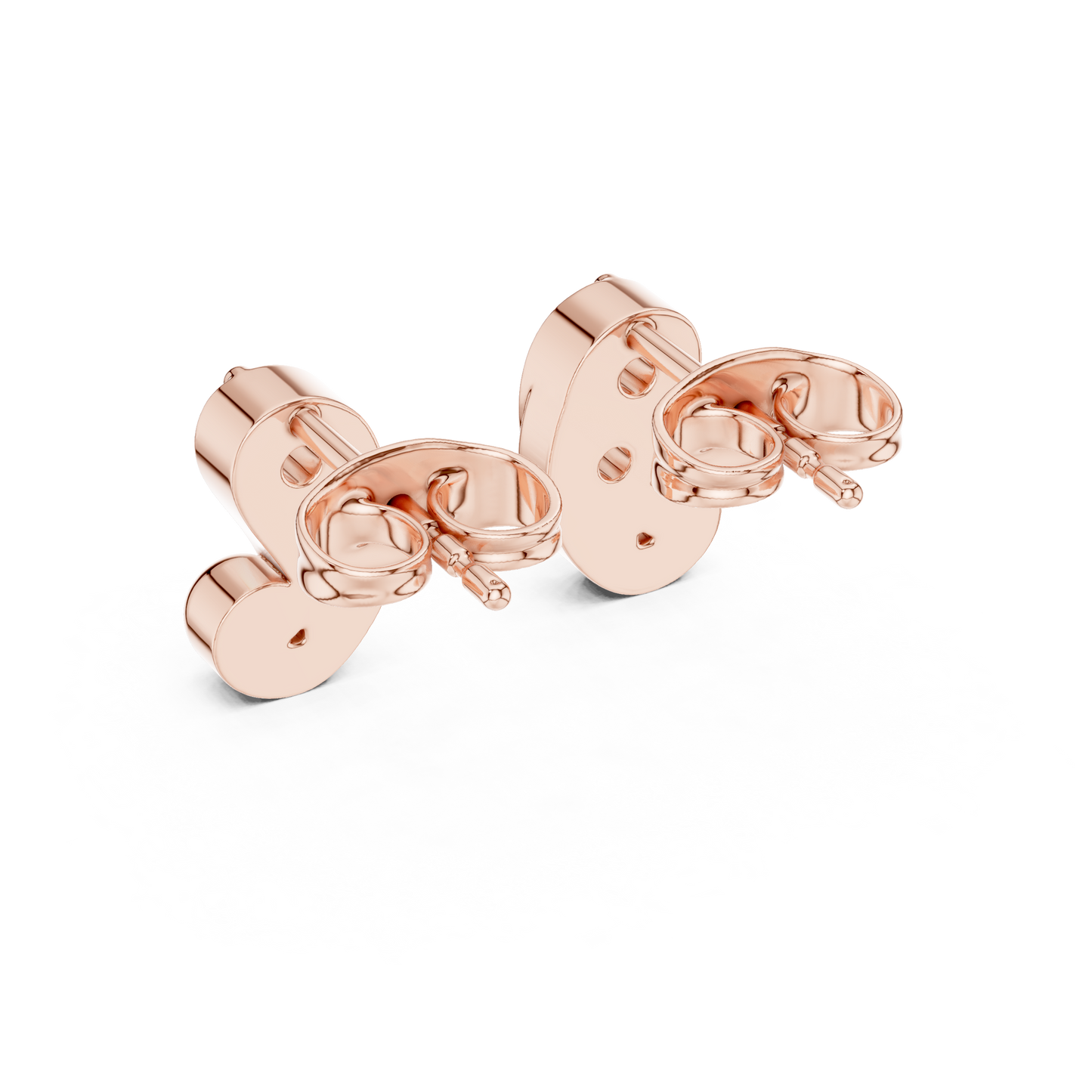 Prestige Curve Diamond | Stud Earrings Collection | Triple Tone Gold Statement Look