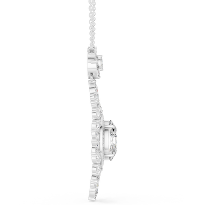 Seraphic Oval Magnate | Marquise Radiant Filigree | Elite Diamond Necklace Couture Piece