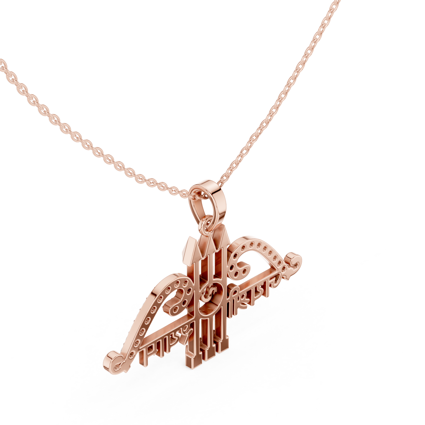 Sacred Khatu Shyam Trishul | Om Symbol Diamond Pendant | Blessed Three Tone Devotional Combo