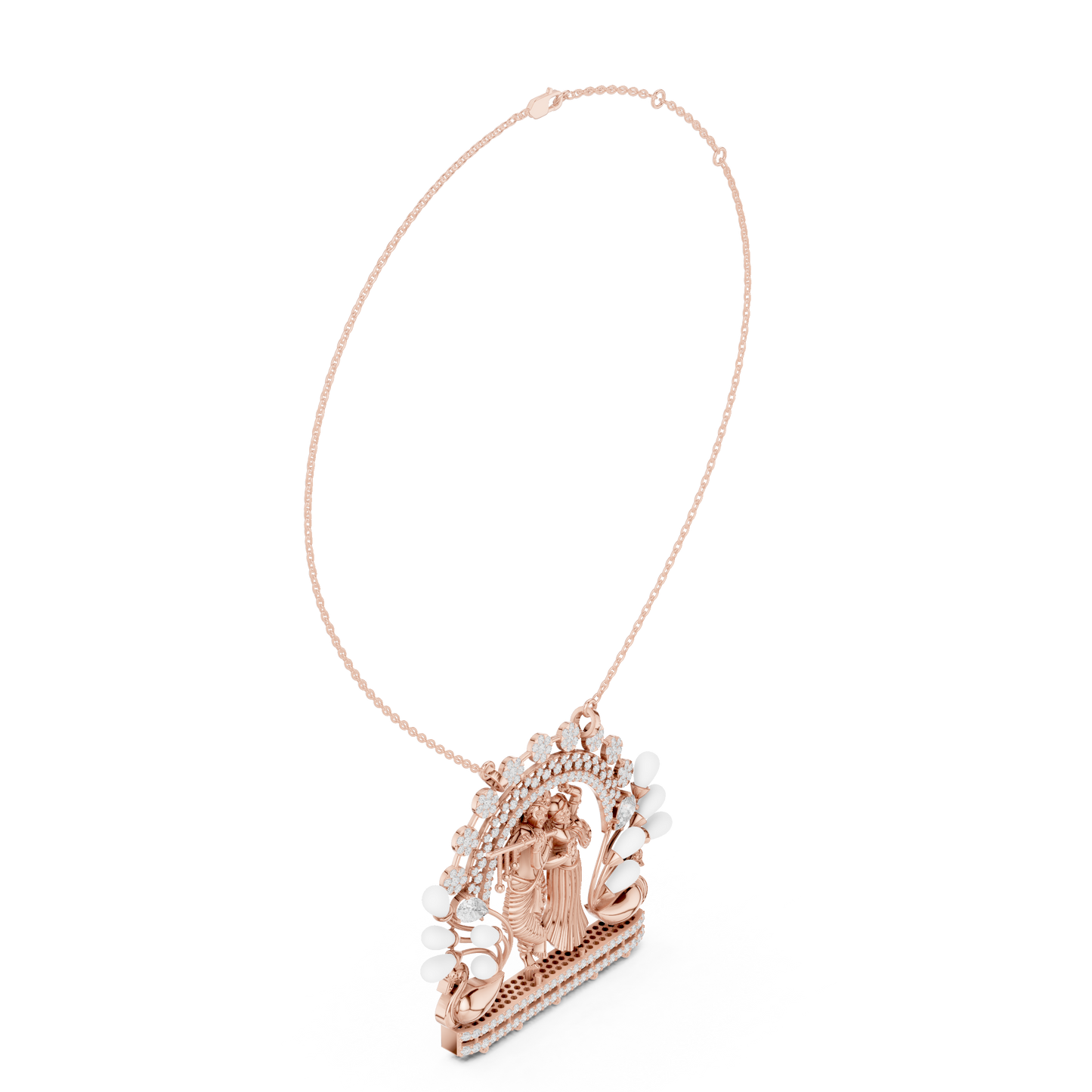 Radha Krishna Divine Love - Eternal Gold Blessings - Sacred Union Shines Forever Gracefully