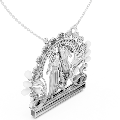 Radha Krishna Divine Love - Eternal Gold Blessings - Sacred Union Shines Forever Gracefully