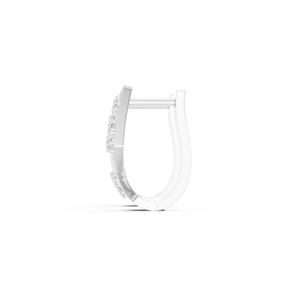 Modernist Diamond Relic Earrings | Gallery-Grade Fine Jewelry Design | Privé Atelier Diamond Earrings | Architectural Elegance in High Jewelry