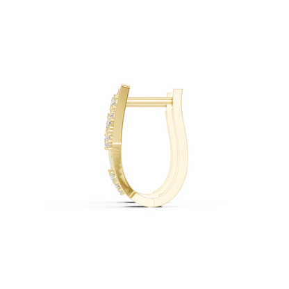 Modernist Diamond Relic Earrings | Gallery-Grade Fine Jewelry Design | Privé Atelier Diamond Earrings | Architectural Elegance in High Jewelry