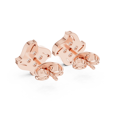 Celestial Bloom Diamond Studs | Sculpted In Radiant Gold | Timeless Haute Luxury Everyday Elegance