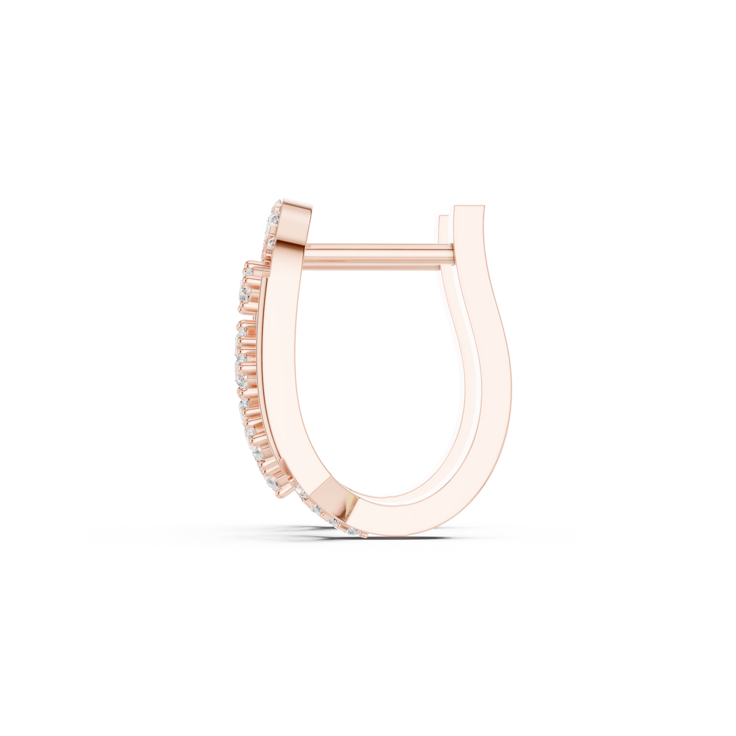 Bespoke-Aesthetic Diamond Earrings | Architectural Silver Hoop Creation | Luxury Statement Diamond Earrings | Designed for Power & Presence