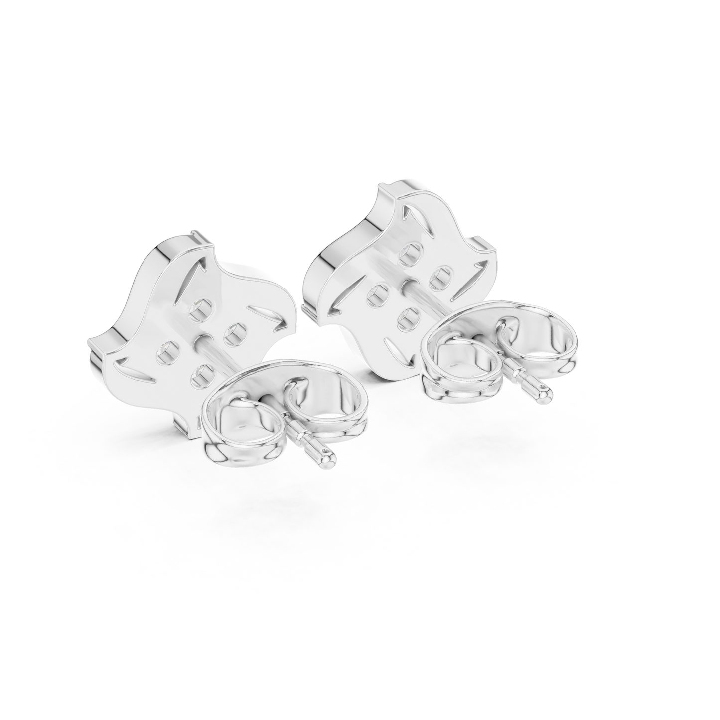 Celestial Bloom Diamond Studs | Sculpted In Radiant Gold | Timeless Haute Luxury Everyday Elegance