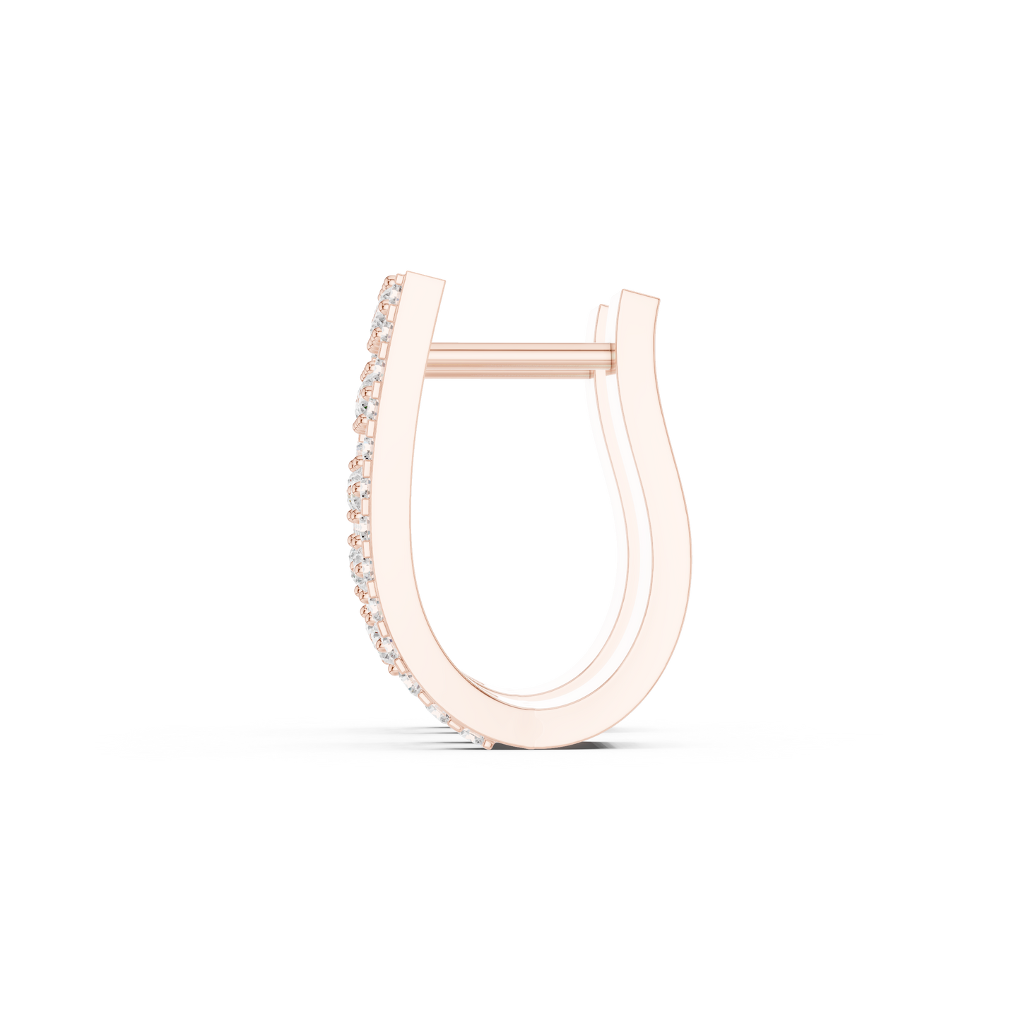 Objet de Joaillerie Diamond Earrings | Sculptural Gold Form | Salon Edition Diamond Stud Earrings | Contemporary High Jewelry