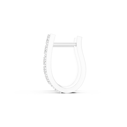 Objet de Joaillerie Diamond Earrings | Sculptural Gold Form | Salon Edition Diamond Stud Earrings | Contemporary High Jewelry