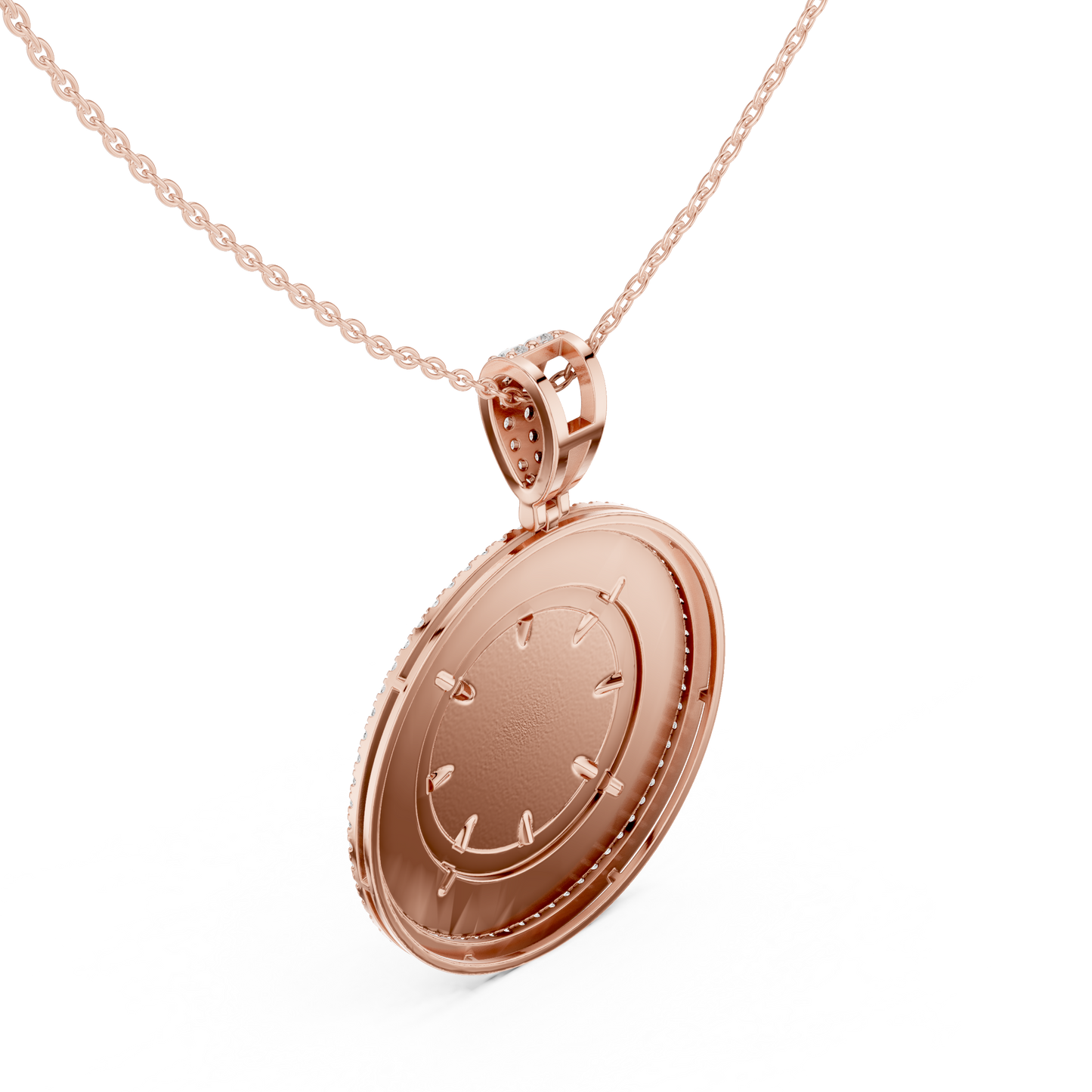 Navigate Life With Confidence | Premium Diamond Compass Pendant | Symbol Of Power Wealth Victory