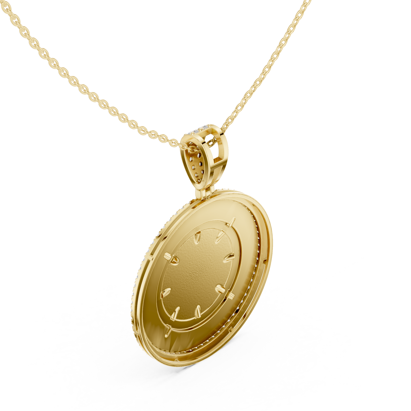 Navigate Life With Confidence | Premium Diamond Compass Pendant | Symbol Of Power Wealth Victory