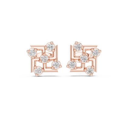 Ancient Symbolic Diamond work | Royal Gold Framework | Infinite Brilliance Power Emblem