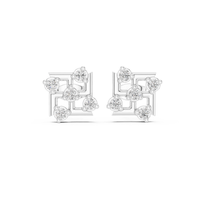 Ancient Symbolic Diamond work | Royal Gold Framework | Infinite Brilliance Power Emblem