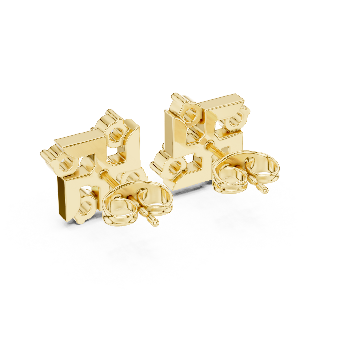 Ancient Symbolic Diamond work | Royal Gold Framework | Infinite Brilliance Power Emblem