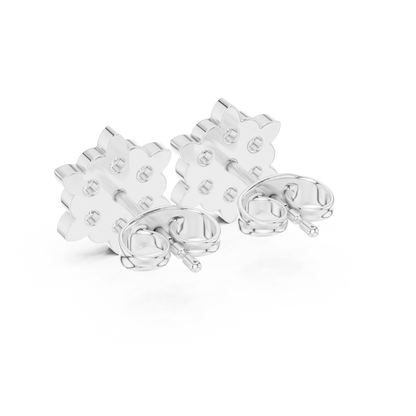 Aurelian Blossom Diamond Studs | Haute Joaillerie Floral Earrings | Museum Grade Ultra Luxury Creation