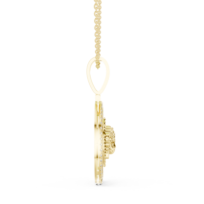 Ancient Greek Power Symbol - Modern Luxury Diamond Craft - Bold Look Premium Royal Energy