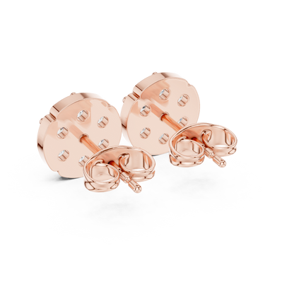 Noble Floral Diamond Studs | Ultra Premium Jewelry Design | Timeless Gold Elegance Earrings Piece