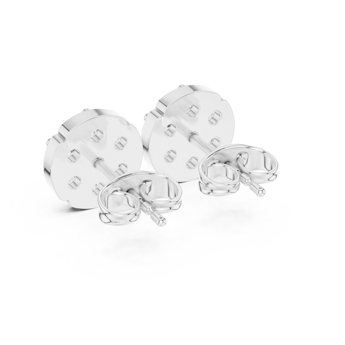 Noble Floral Diamond Studs | Ultra Premium Jewelry Design | Timeless Gold Elegance Earrings Piece