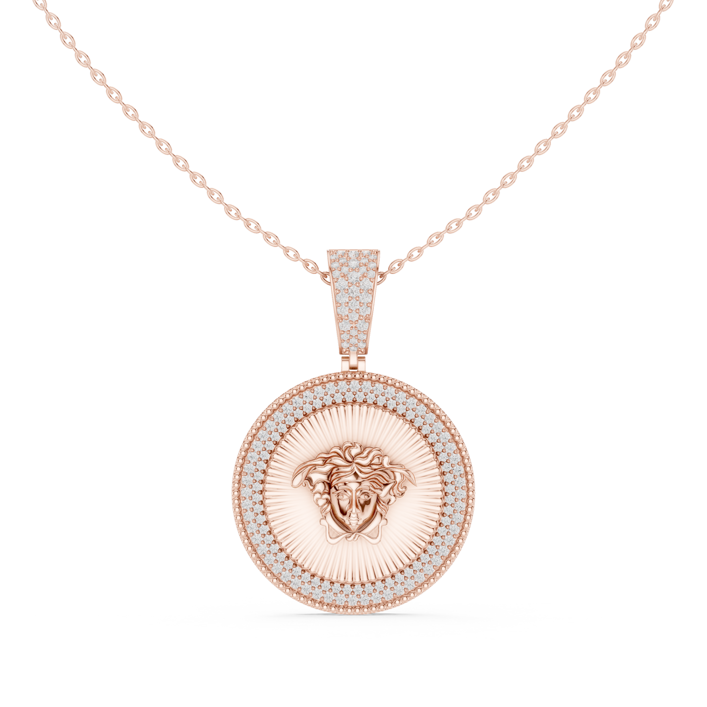 Medusa inspired pendant designed for leaders who wear confidence not trends