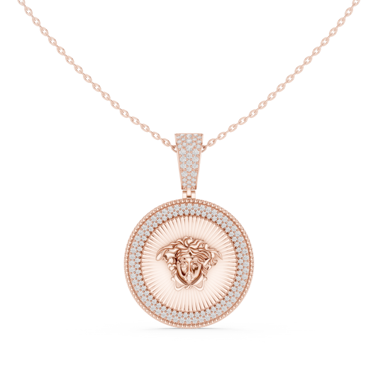 Medusa inspired pendant designed for leaders who wear confidence not trends