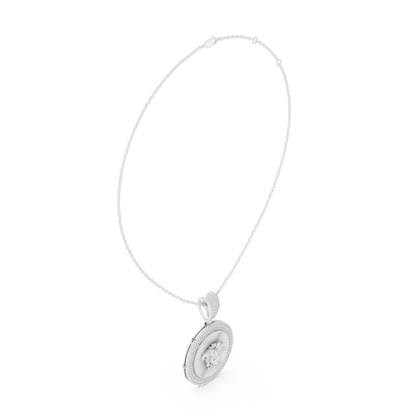 Medusa inspired pendant designed for leaders who wear confidence not trends