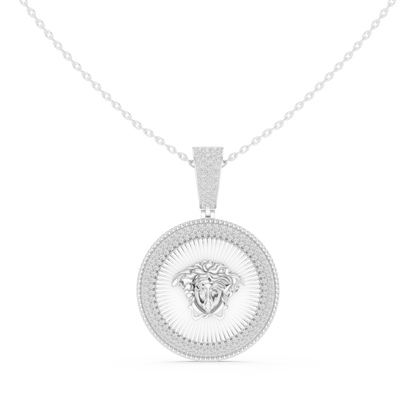Medusa inspired pendant designed for leaders who wear confidence not trends