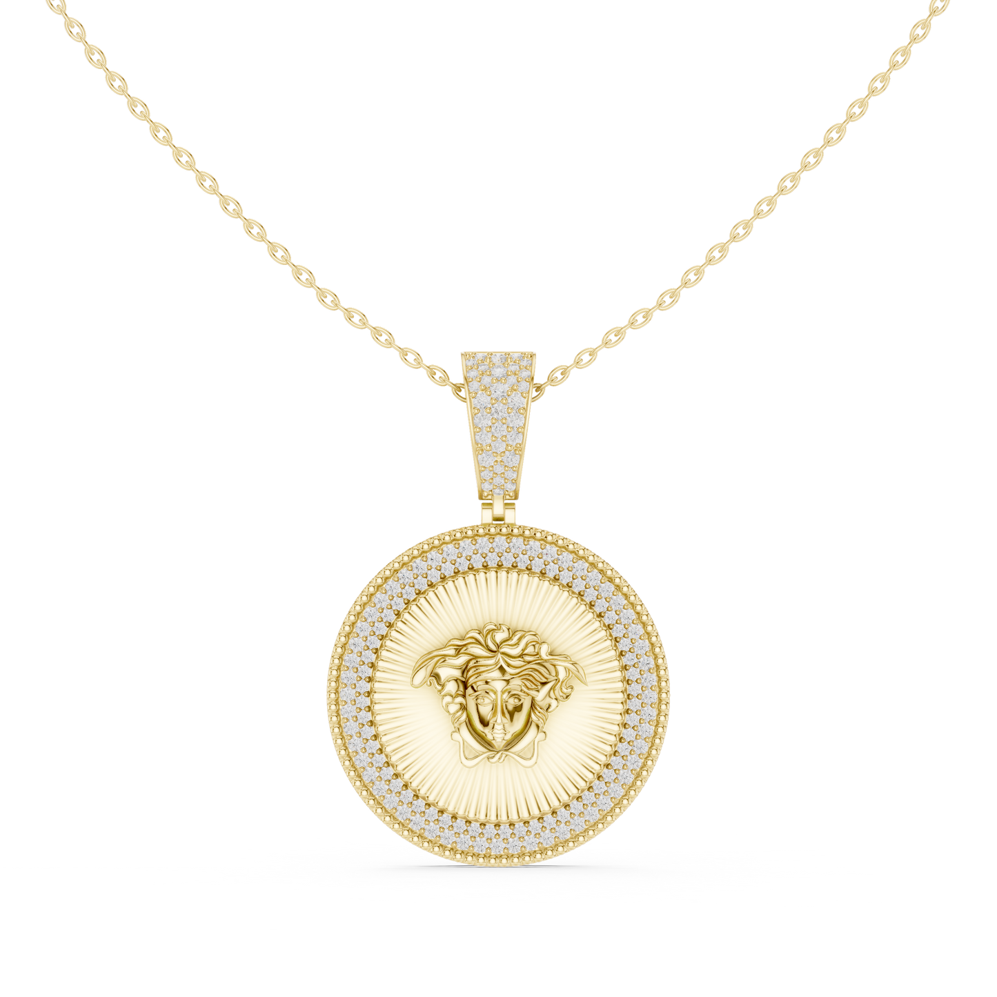 Medusa inspired pendant designed for leaders who wear confidence not trends