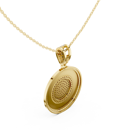 Royal Medallion Design | Diamond Encrusted Beauty | Made To Shine Forever