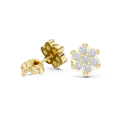 Luminous Petal Diamonds | Crown Jewel Studs | Exalted Luxury Craftsmanship