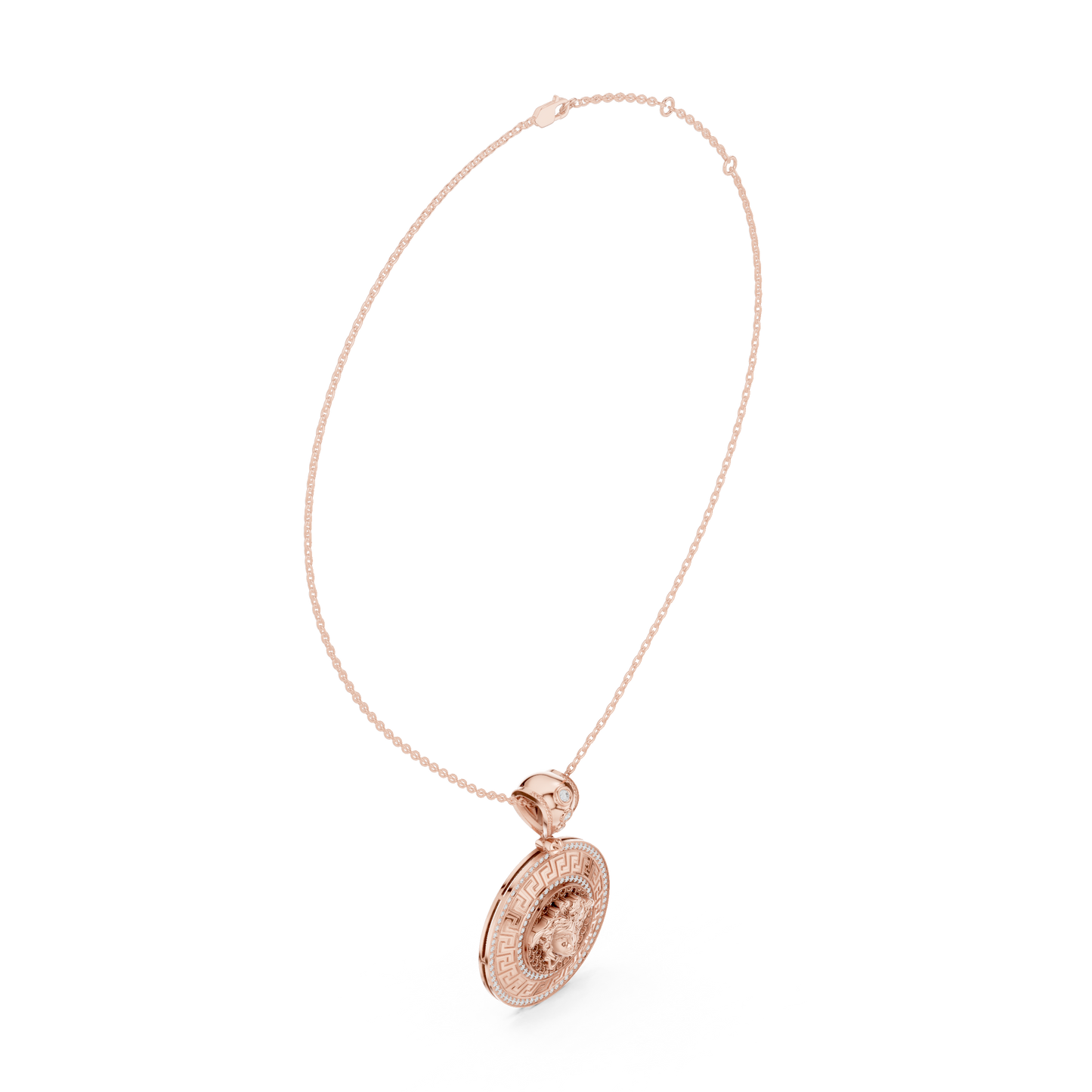 Legendary Medusa Coin Necklace | Mythology Inspired Luxury Craft | Power Statement Jewelry For Elite Taste