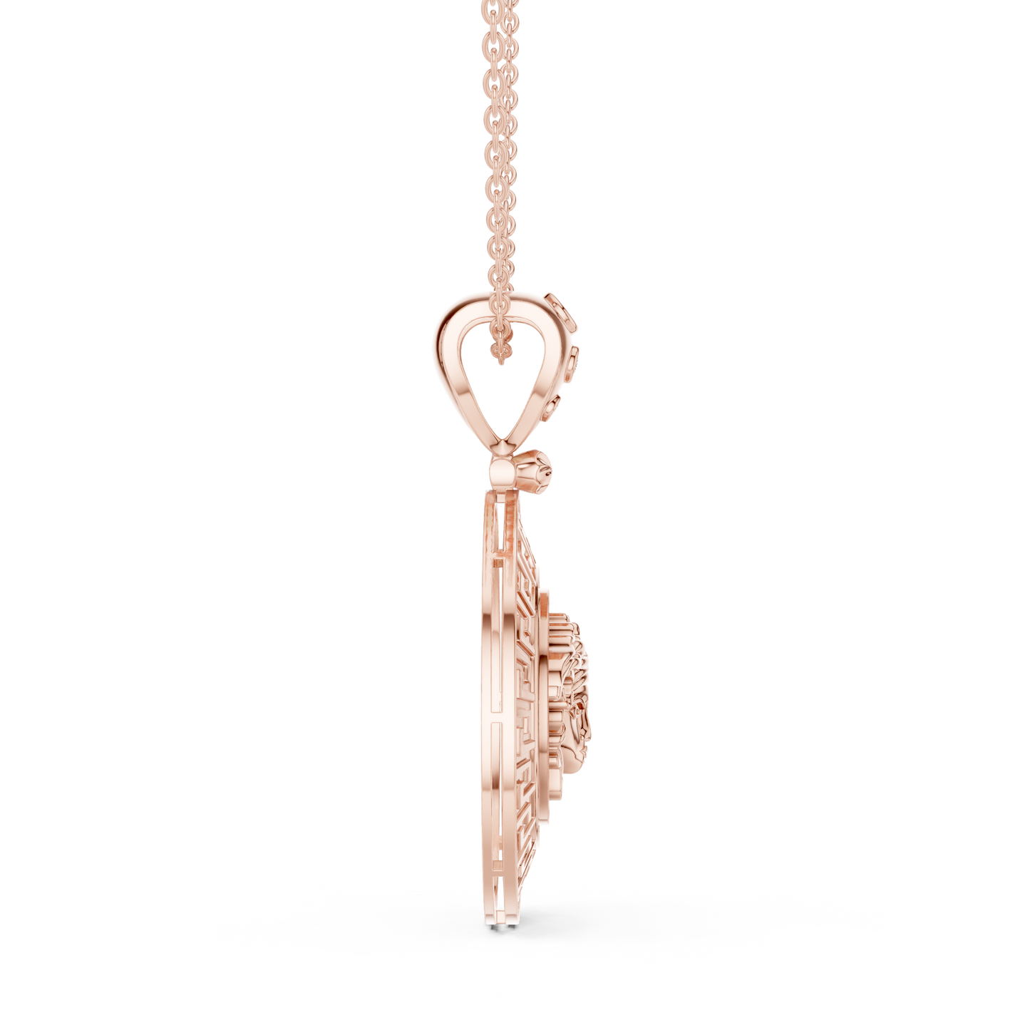 Legendary Medusa Coin Necklace | Mythology Inspired Luxury Craft | Power Statement Jewelry For Elite Taste