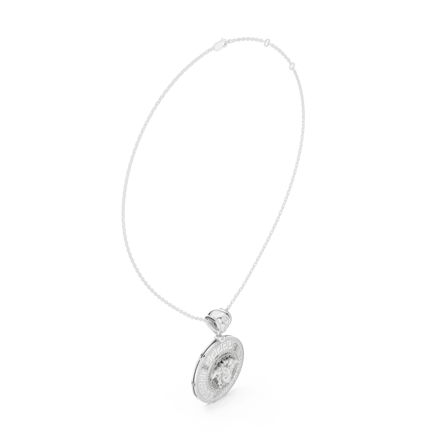 Legendary Medusa Coin Necklace | Mythology Inspired Luxury Craft | Power Statement Jewelry For Elite Taste