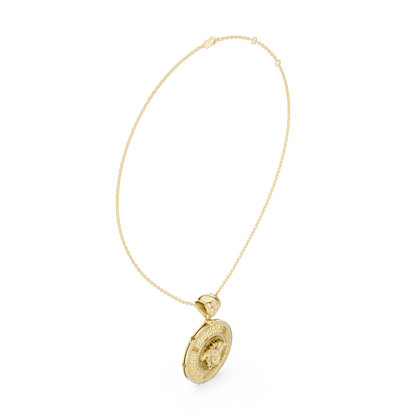 Legendary Medusa Coin Necklace | Mythology Inspired Luxury Craft | Power Statement Jewelry For Elite Taste