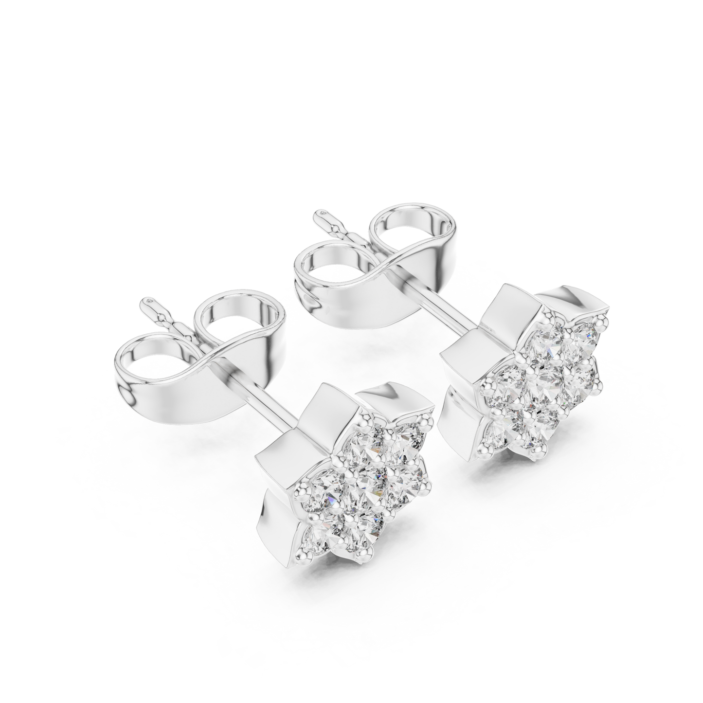 Rare Diamond Earrings | Couture Floral Design | Unmatched Sparkle For Royal Souls