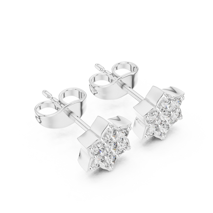 Rare Diamond Earrings | Couture Floral Design | Unmatched Sparkle For Royal Souls