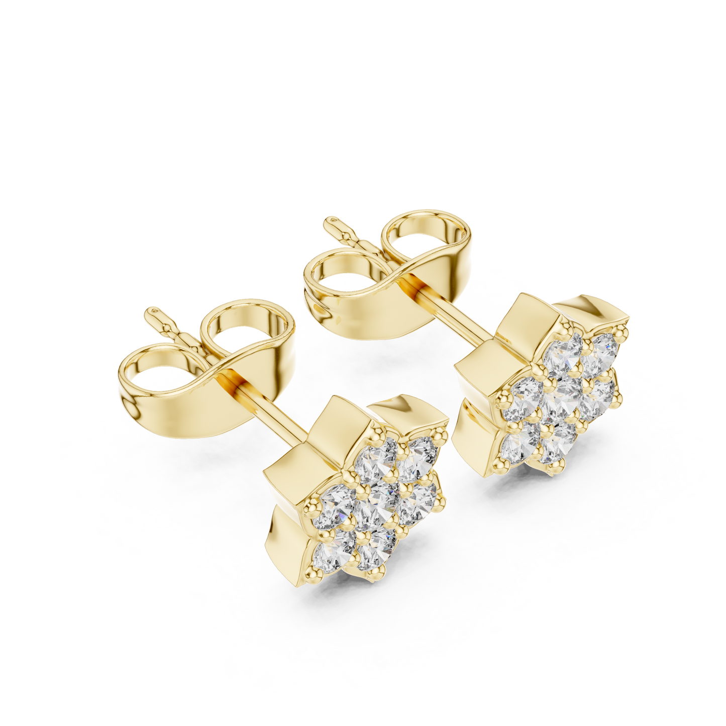 Rare Diamond Earrings | Couture Floral Design | Unmatched Sparkle For Royal Souls