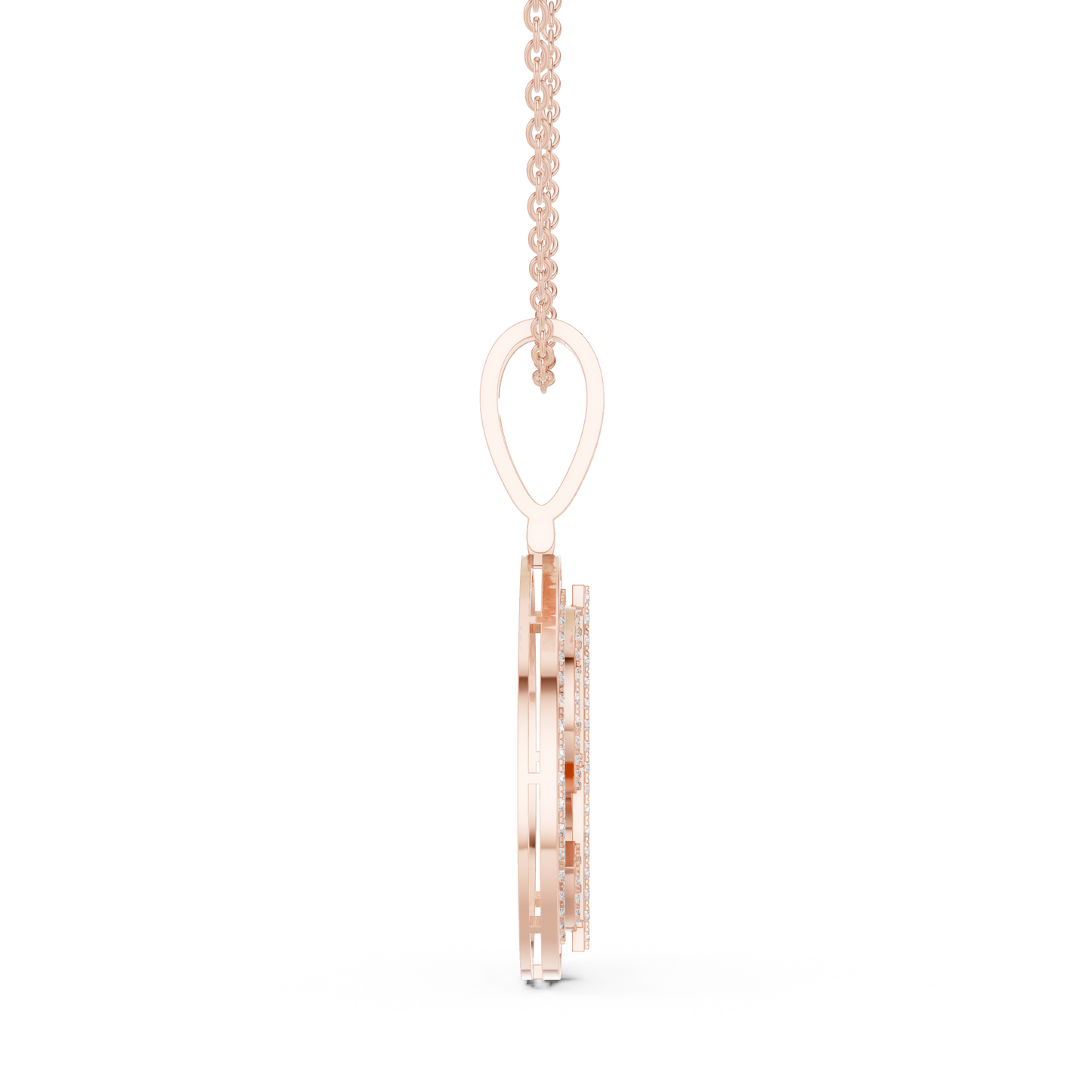 Elite Dollar Icon Iced Diamond Pendant Luxury Status Street Jewelry Statement