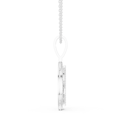 Elite Dollar Icon Iced Diamond Pendant Luxury Status Street Jewelry Statement