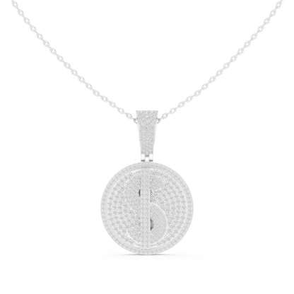 Elite Dollar Icon Iced Diamond Pendant Luxury Status Street Jewelry Statement