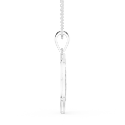 Nautical Anchor Shield Pendant | Diamond Studded Luxury Necklace | Bold Unisex Symbolic Jewelry Gift