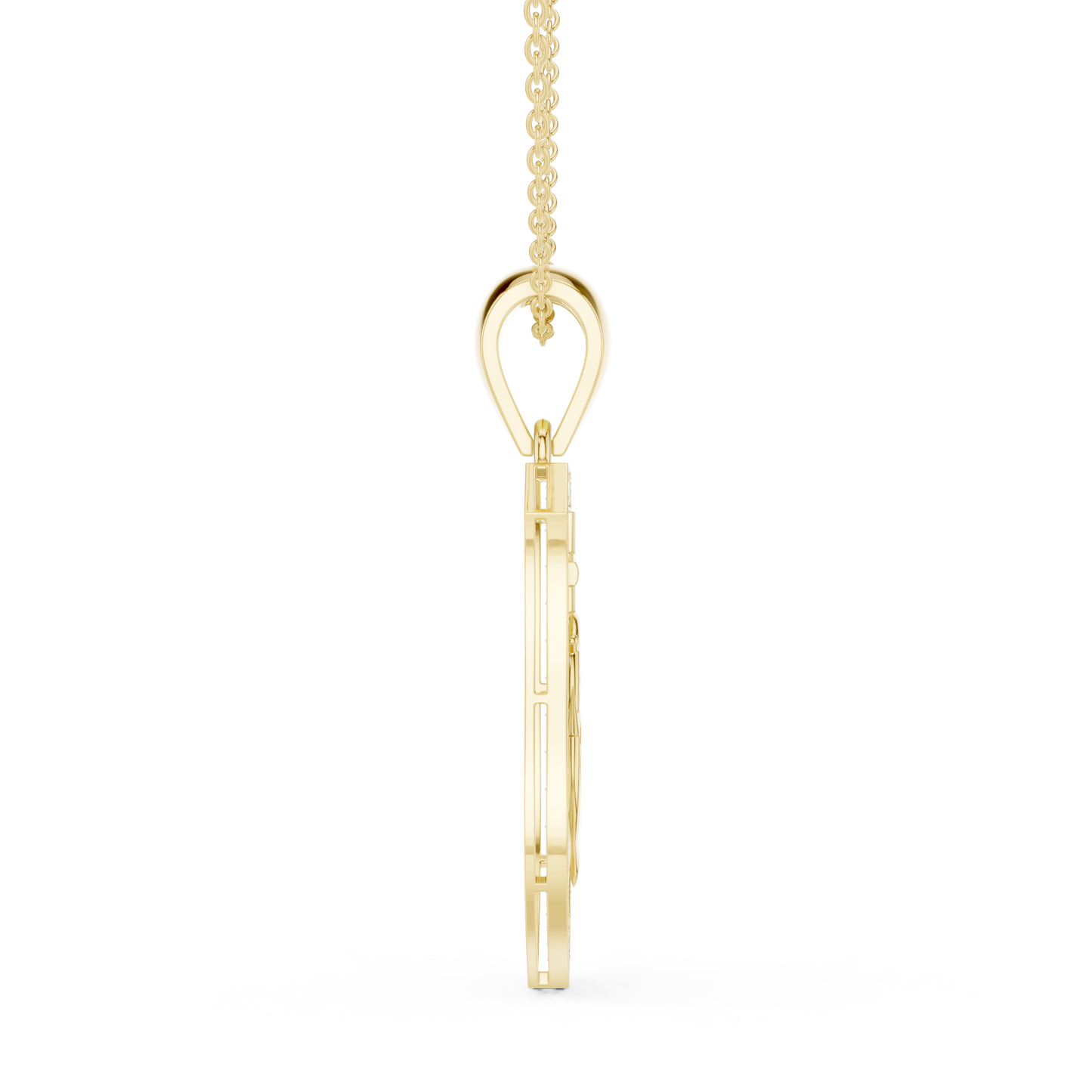 Nautical Anchor Shield Pendant | Diamond Studded Luxury Necklace | Bold Unisex Symbolic Jewelry Gift