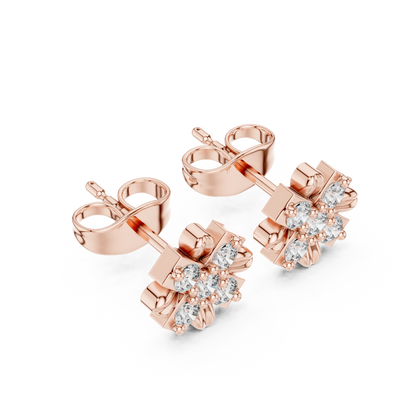 Personalized Birthstone Earring , Custom Name Earring , Minimalist 925 Sterling Silver Stacking Earring , Everyday Dainty Jewelry Gift