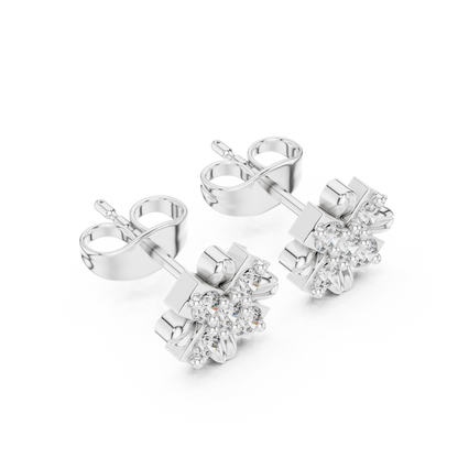 Personalized Birthstone Earring , Custom Name Earring , Minimalist 925 Sterling Silver Stacking Earring , Everyday Dainty Jewelry Gift