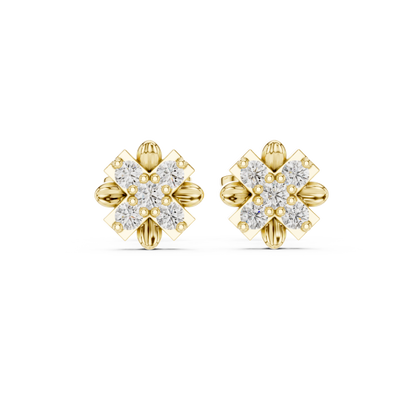 Personalized Birthstone Earring , Custom Name Earring , Minimalist 925 Sterling Silver Stacking Earring , Everyday Dainty Jewelry Gift