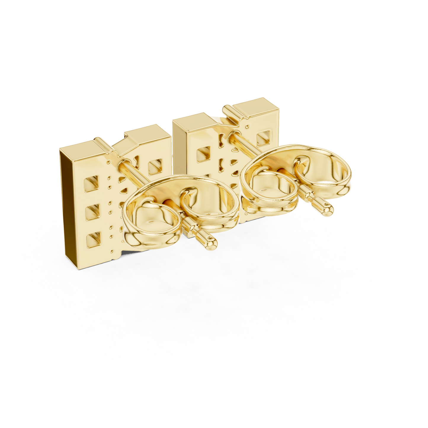 Vintage Inspired Diamond Earring – Classic 925 Sterling Silver Engagement Earring , Timeless Bridal Jewelry