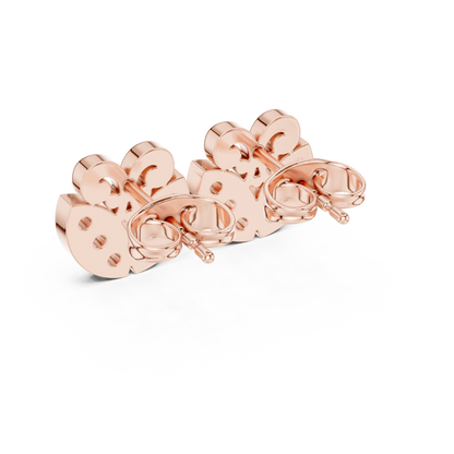 Moissanite Stud Earrings in Gold – Brilliant Sparkle Affordable Luxury Jewelry - Small Diamond Earrings for Women – Classic Gold Studs Everyday Wear